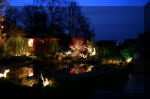 Le bassin de jardin d'Aquatechnobel la nuit 2  36 