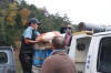 Koi Hunting of Danny's koi caf november 2008 - Sakai fish farm harvest in mud pond 1  24 